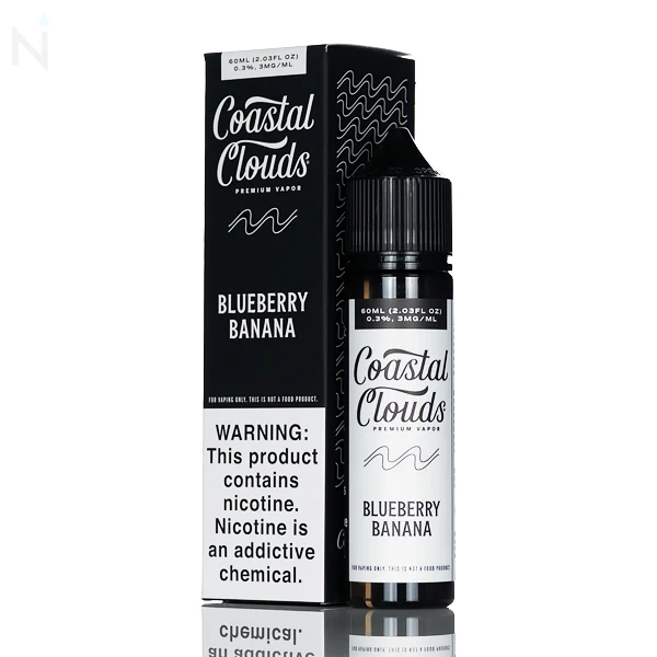 Coastal Clouds E-Liquid - Blueberry Banana - 60ml