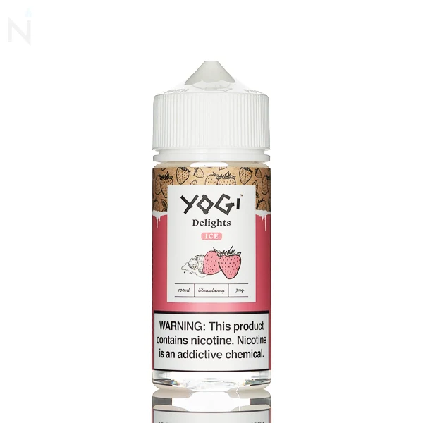 Yogi Delights E-Liquid - Strawberry Ice - 100mL