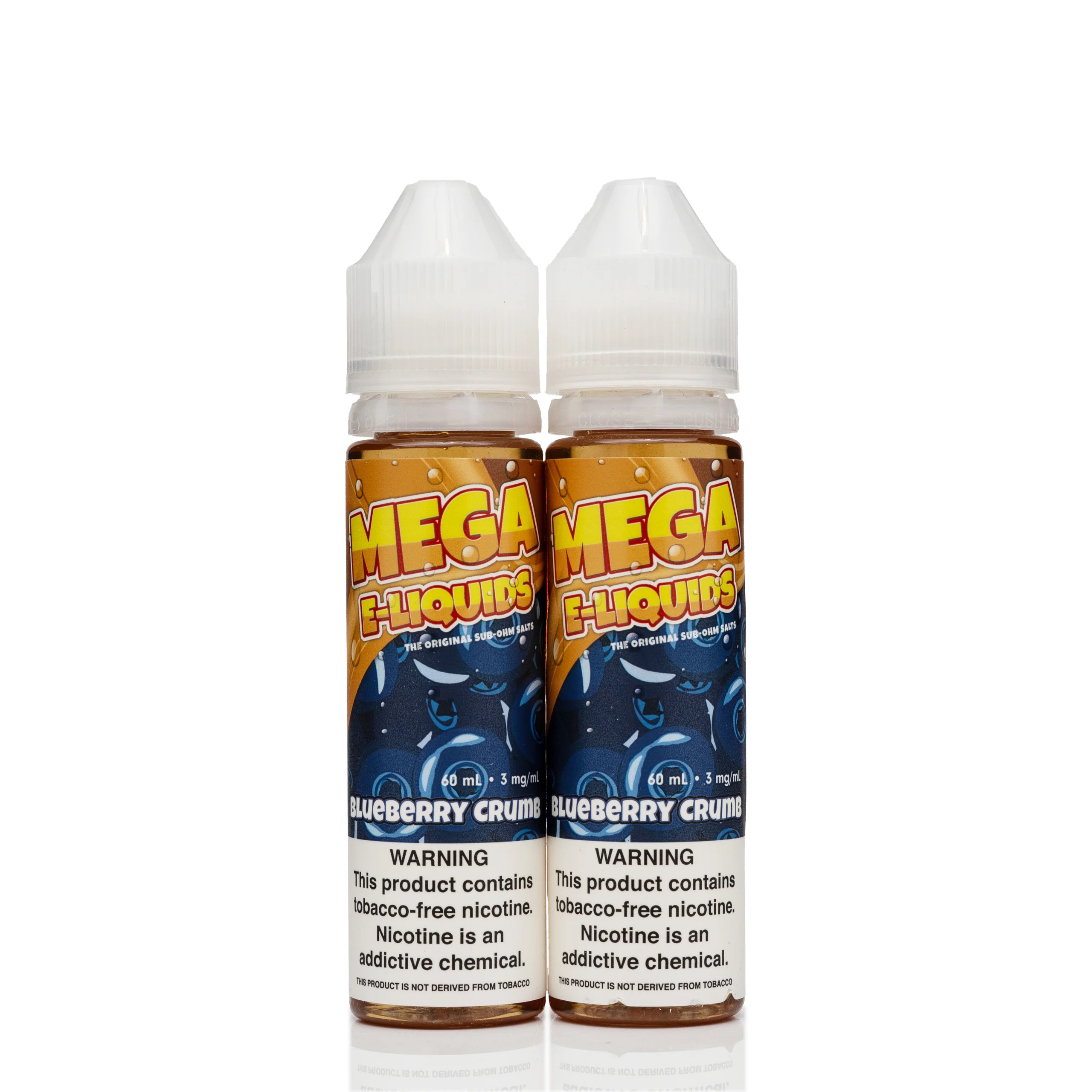 Mega E-Liquid - Blueberry Crumb - 120mL