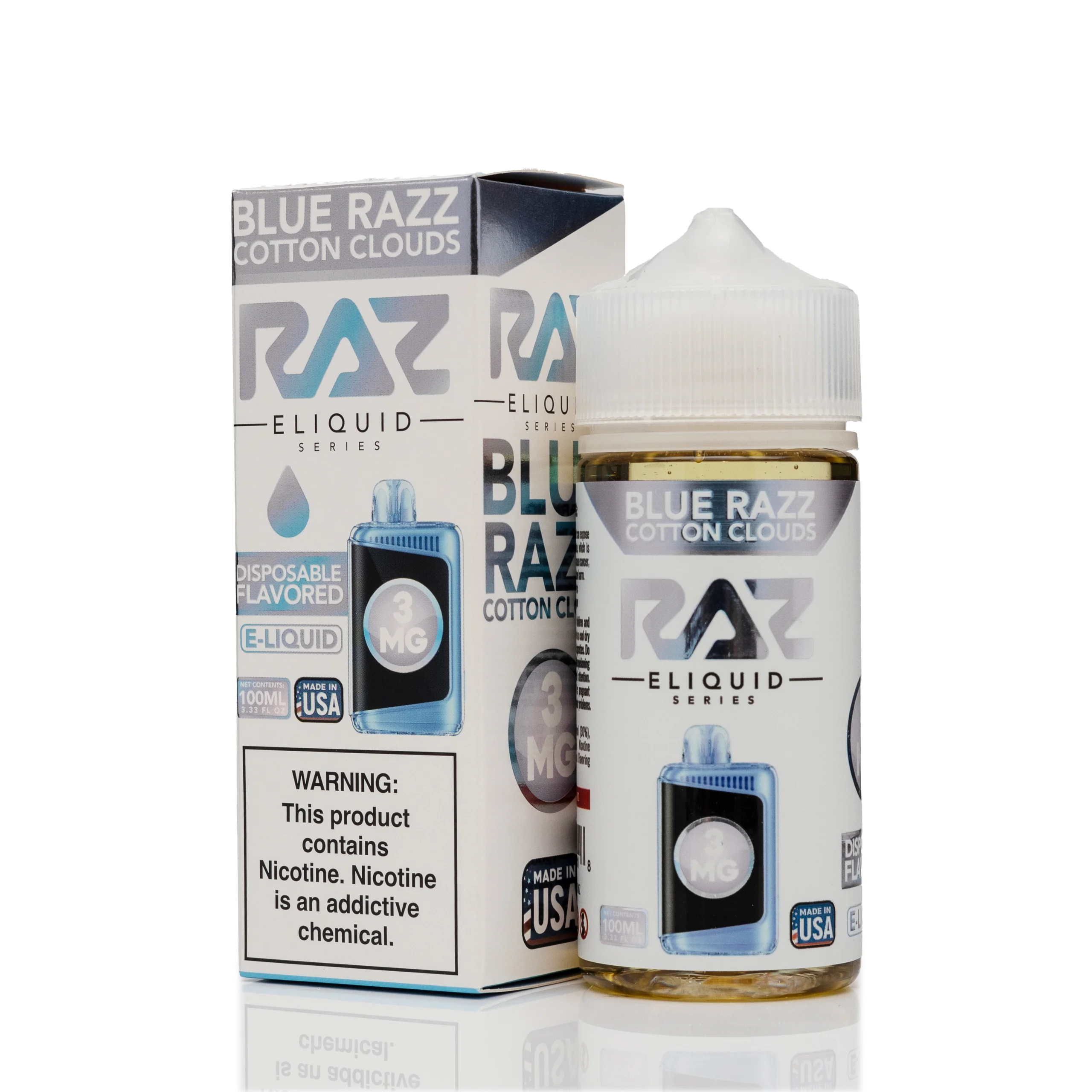 RAZ - Blue Razz Cotton Clouds - 100ml