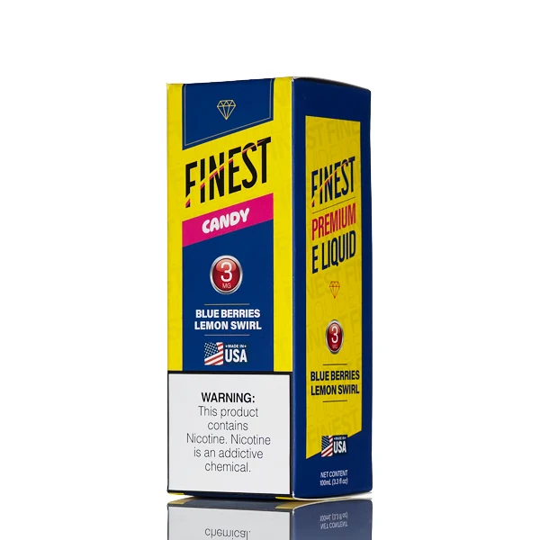 Finest E-Liquid - Candy Edition - Blue Berries Lemon Swirl - 100mL