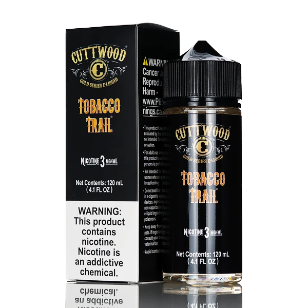 Cuttwood Classic E-Liquid - Tobacco Trail - 120mL