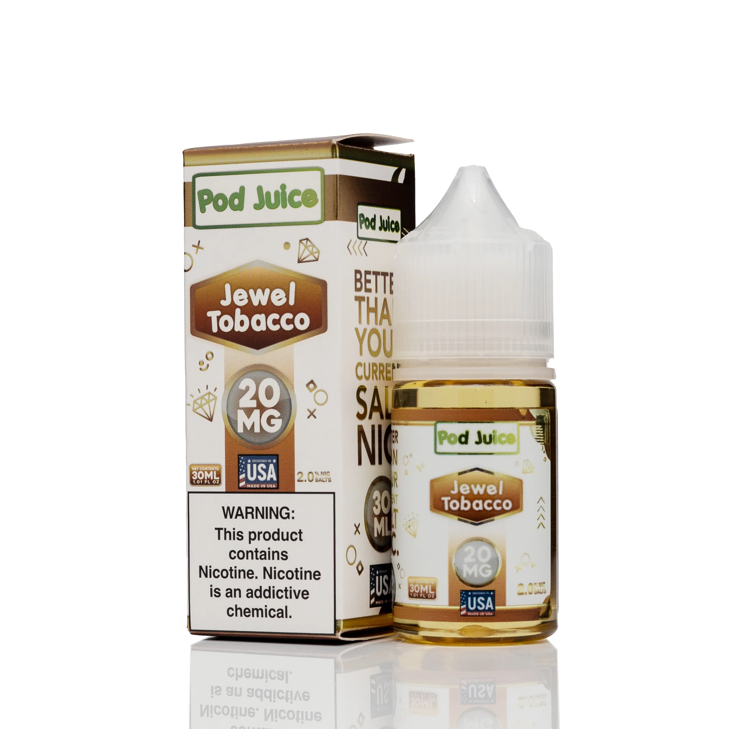 Pod Juice Salt - Jewel Tobacco - 30ml