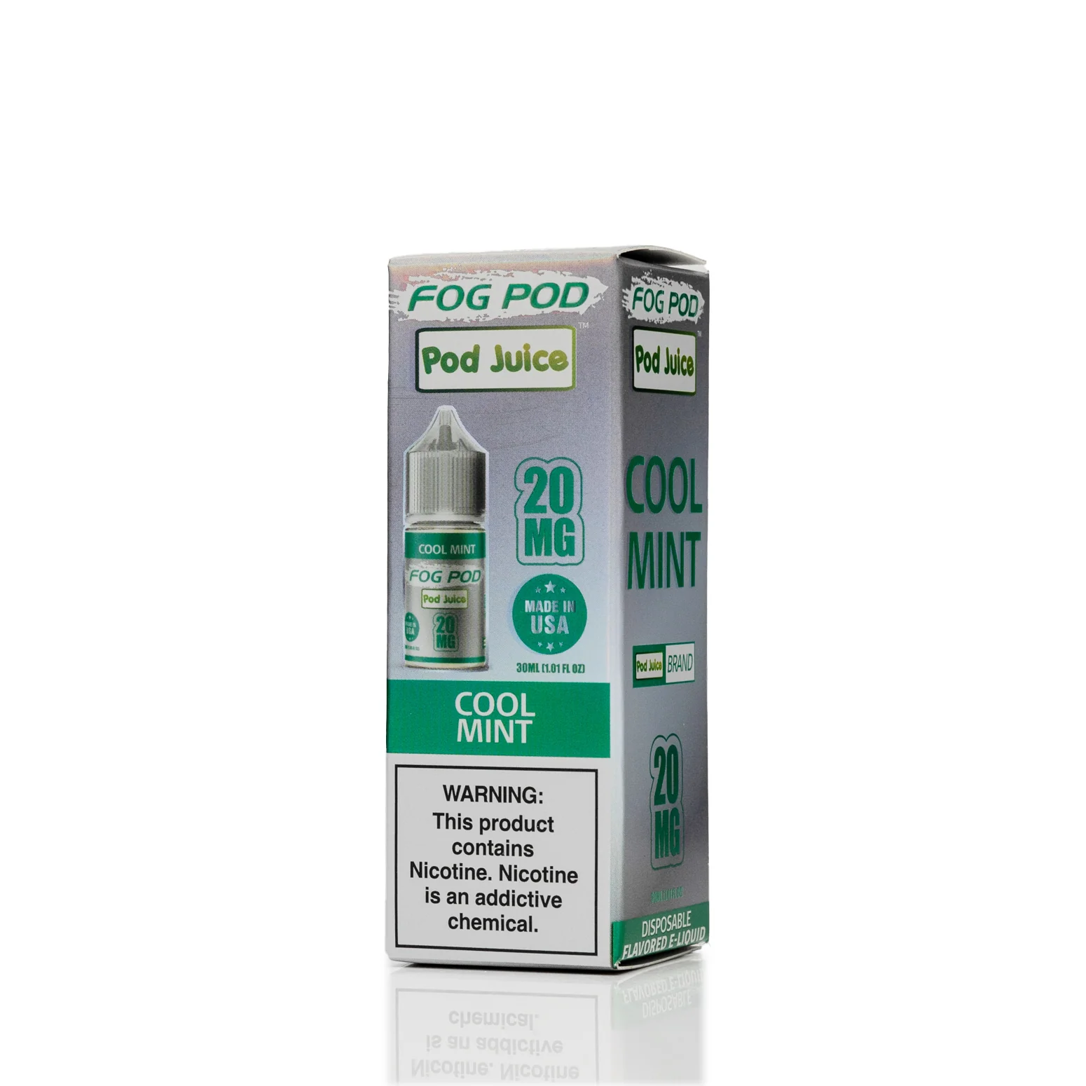 Pod Juice X Fog Pod Salt Nic - Cool Mint - 30mL