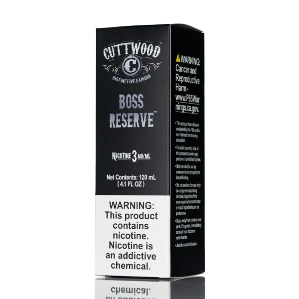 Cuttwood Classic E-Liquid - Boss Reserve - 120ml