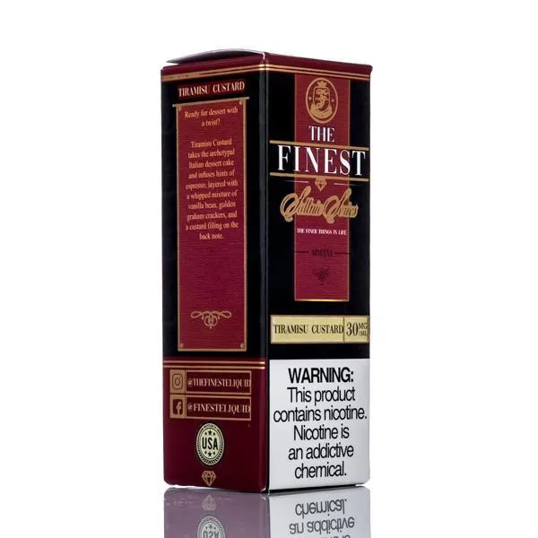 The Finest E-Liquid - Salt Nic Series - Tiramisu Custard - 30ml (DISCONTINUED)