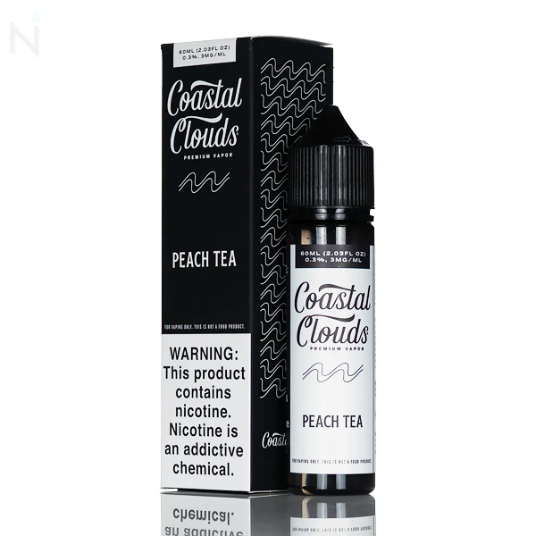 Coastal Clouds E-Liquid - Peach Tea - 60mL