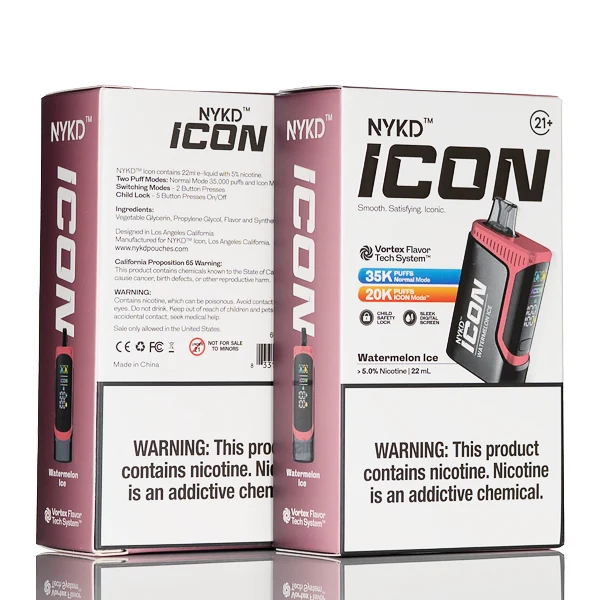 NYKD Icon 35k 35000 Puffs Disposable Vape - 22mL