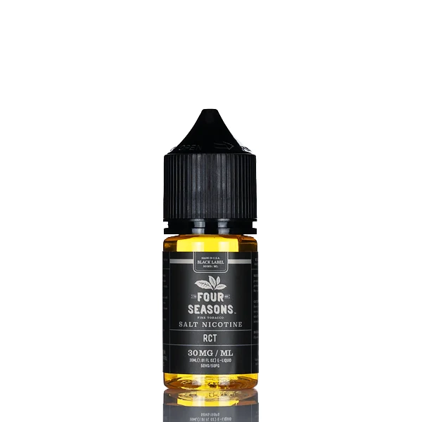 Four Seasons Salt Nicotine - Black Label - RCT - 30ml