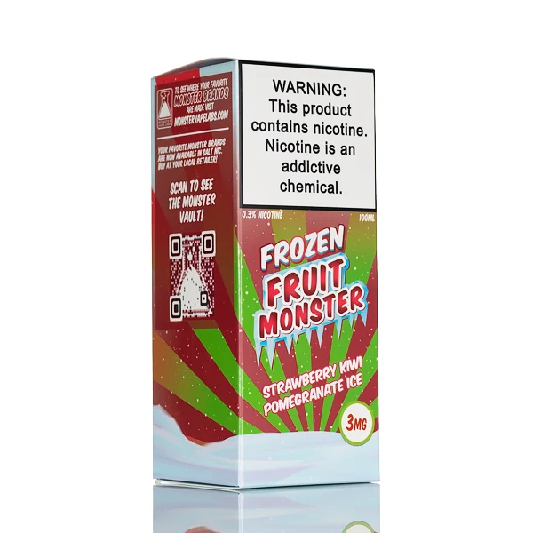 Frozen Fruit Monster - Strawberry Kiwi Pomegranate Ice - 100mL