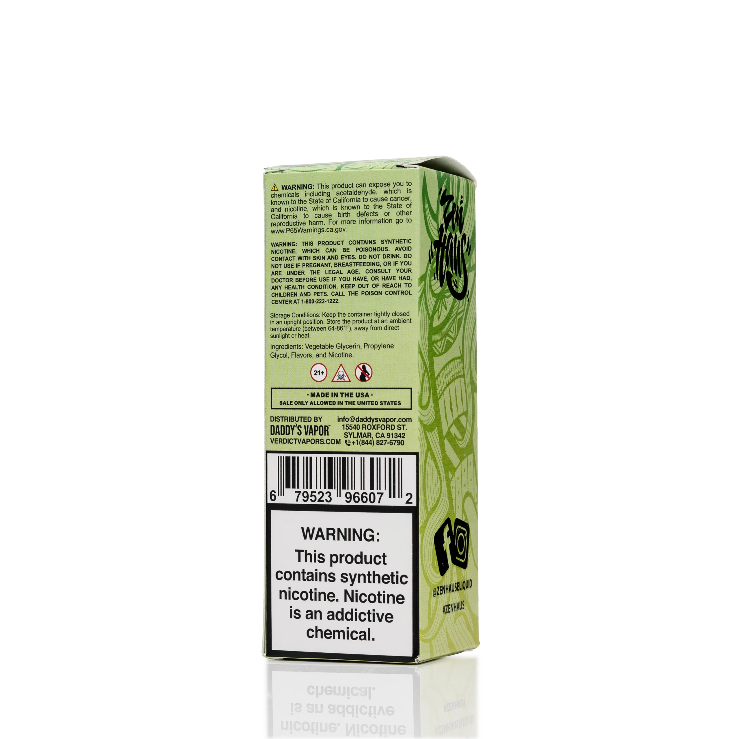 Zen Haus E-Liquid - Karma - 100mL