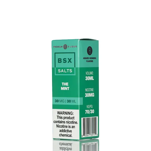 BSX Vapor Salt Nic  - The Mint - 30ml