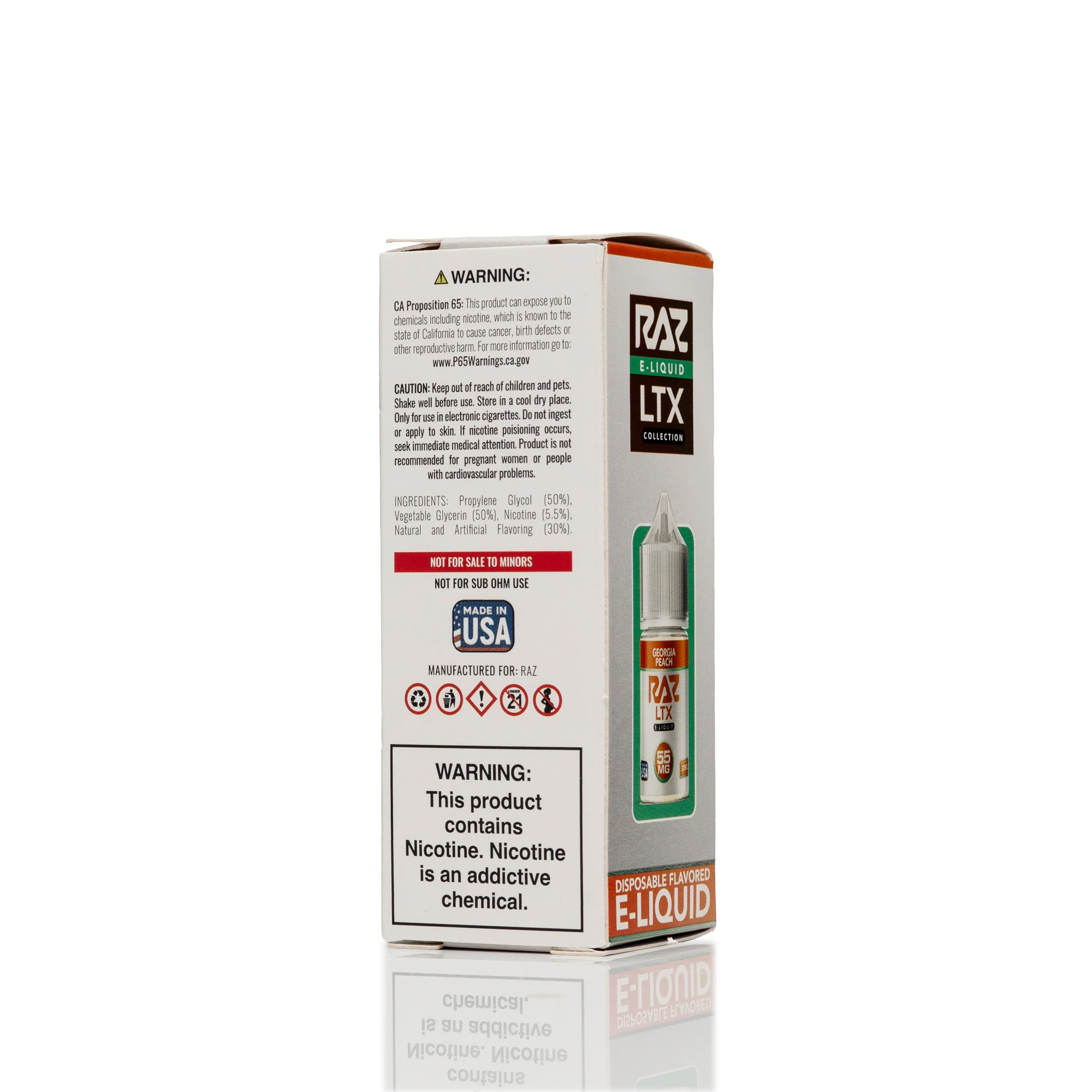 RAZ LTX Salt - Georgia Peach - 30ml