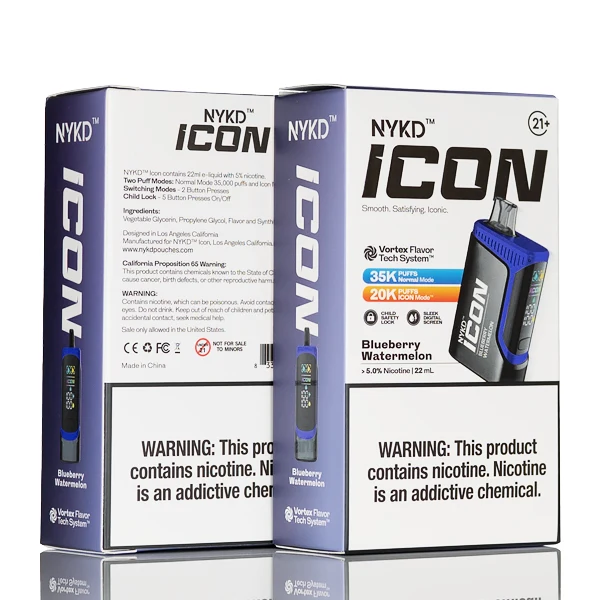 NYKD Icon 35k 35000 Puffs Disposable Vape - 22mL