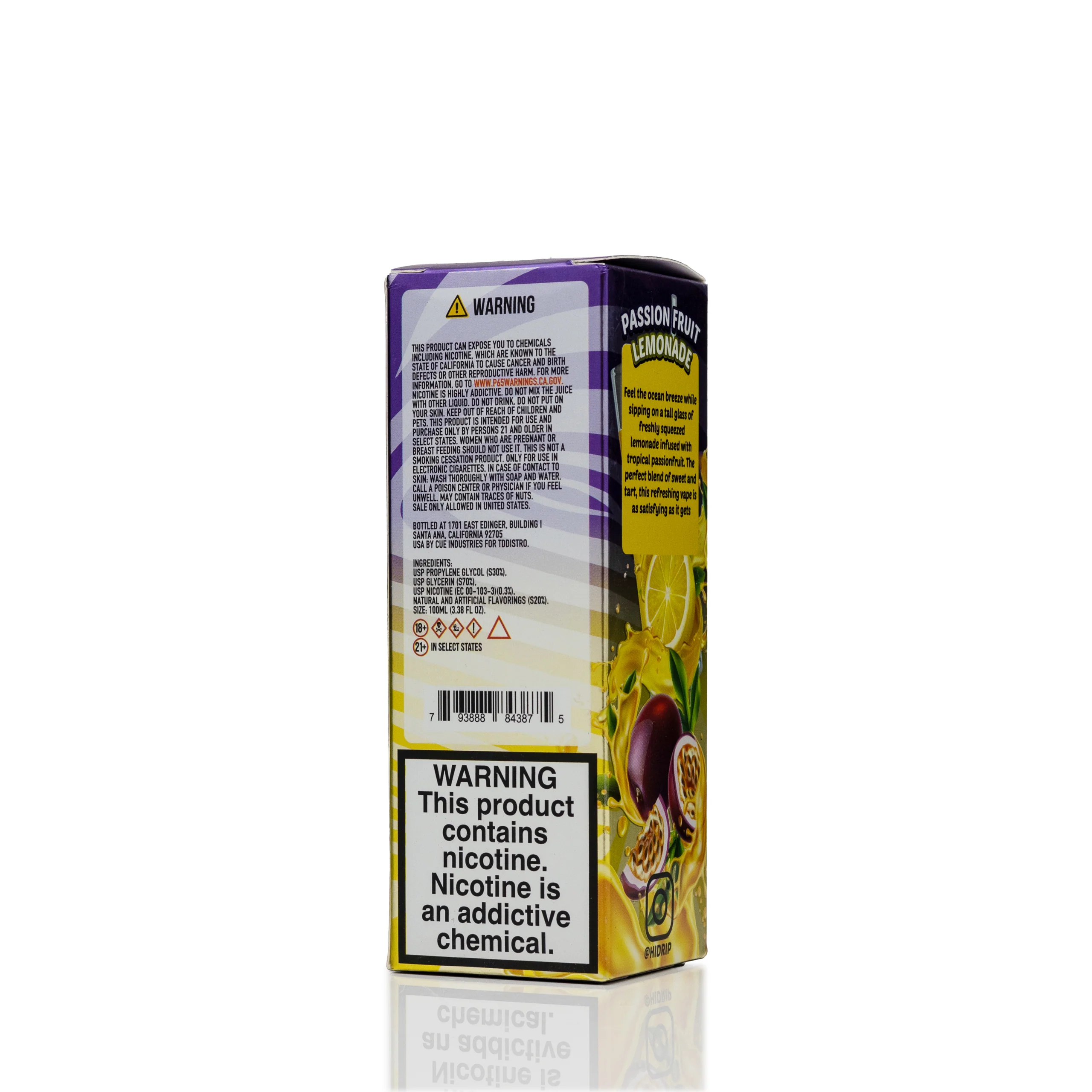 Hi Drip E-Liquid - 百香果柠檬水 - 100ml