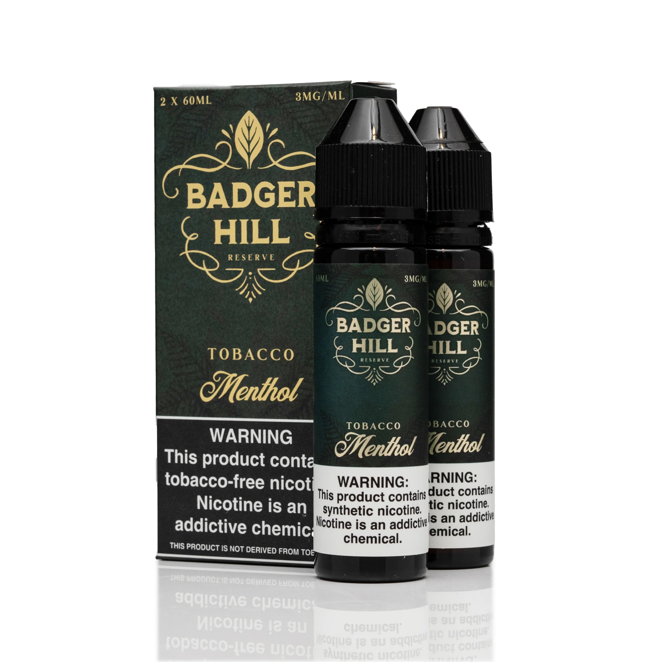 Badger Hill E-Liquid - Menthol - 120mL