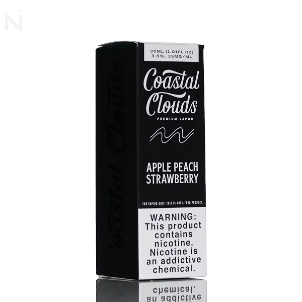 Coastal Clouds Salt - Apple Peach Strawberry - 30ml