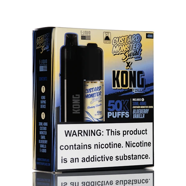 Monster Vape Labs X Kong by Zilla 50K Puffs Disposable - 4.8% 30mL