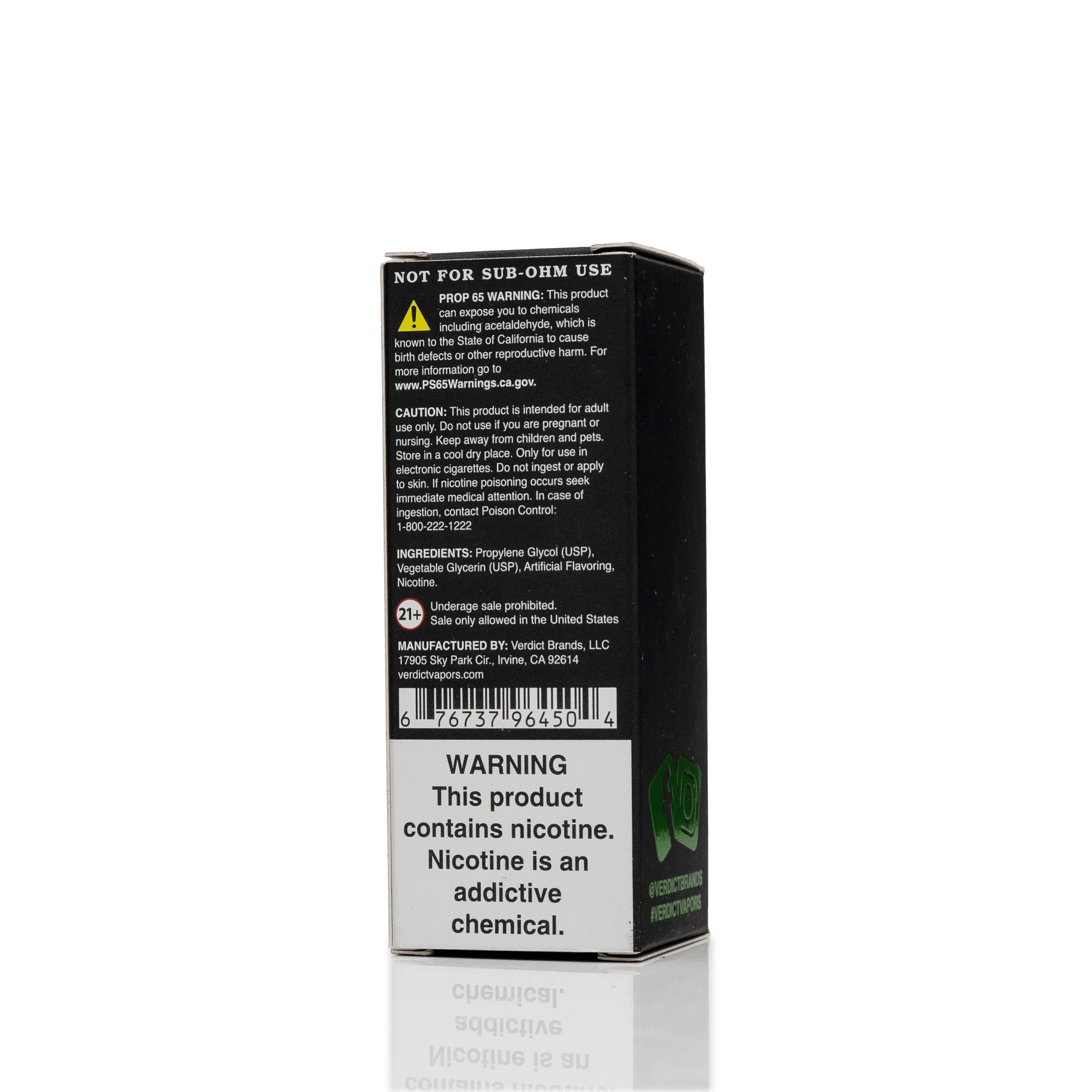 Verdict Salt Nic E-Liquid - Ransom - 30mL