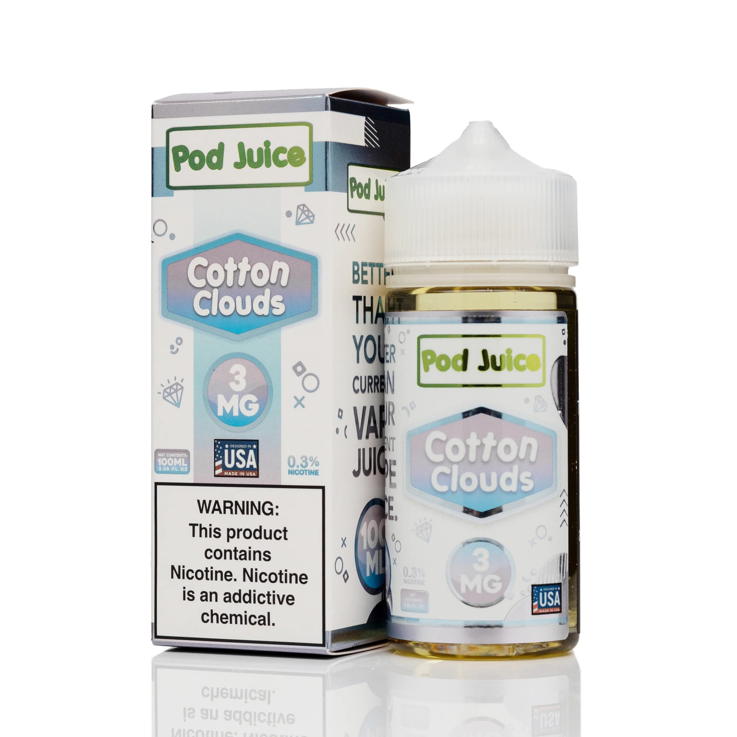 Pod Juice - Cotton Clouds - 100ml