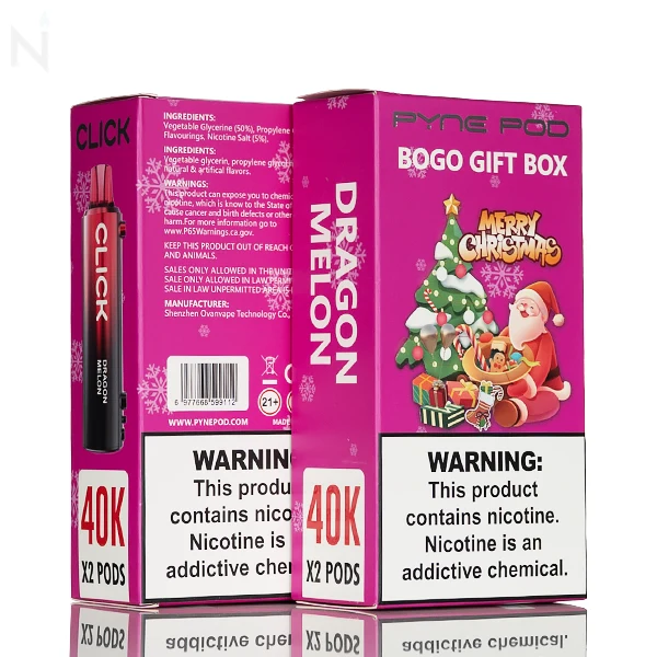 Pyne Pod Click 40K Disposable Pod Holiday Edition - 5% - 2 Pack