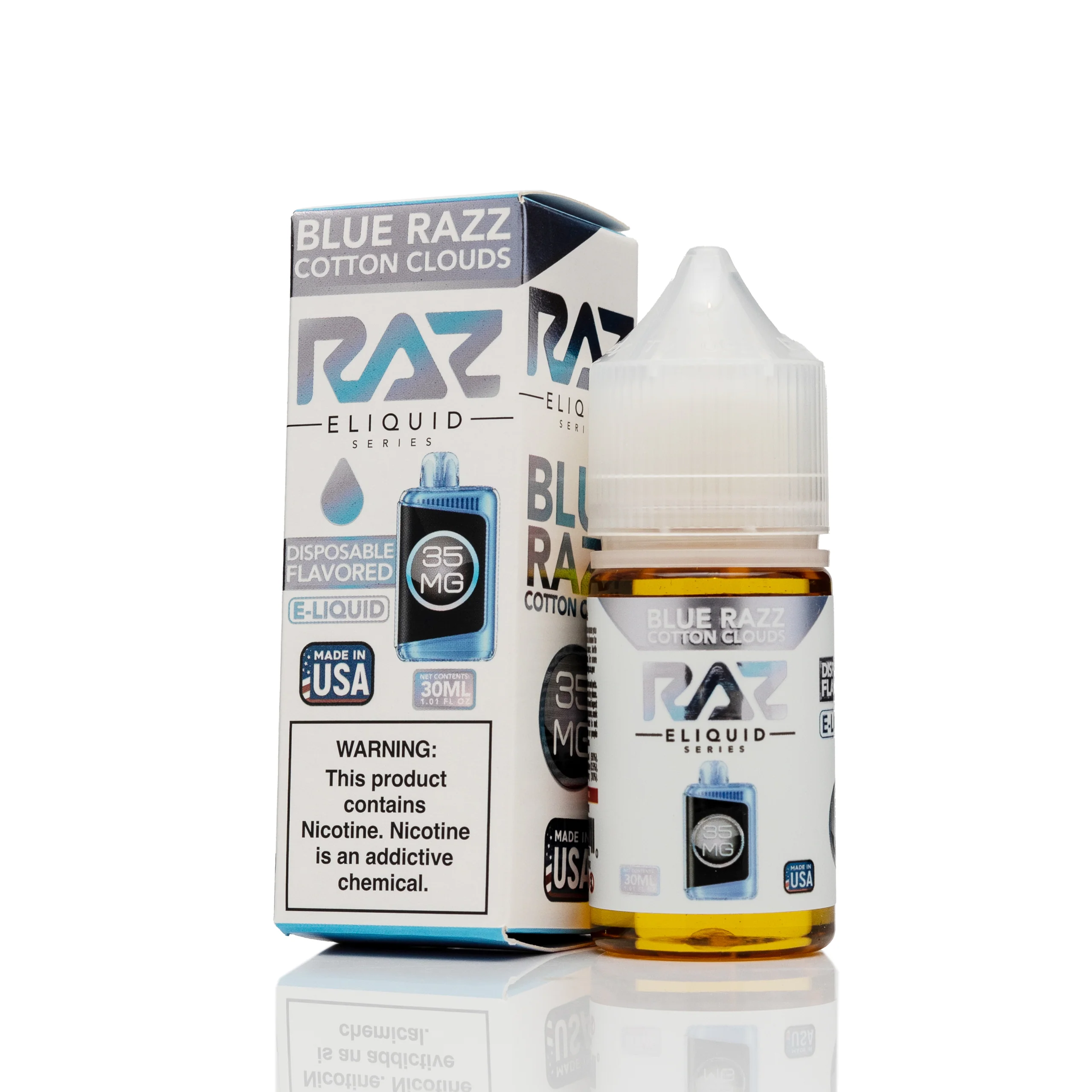 RAZ Salt - Blue Razz Cotton Clouds - 30ml