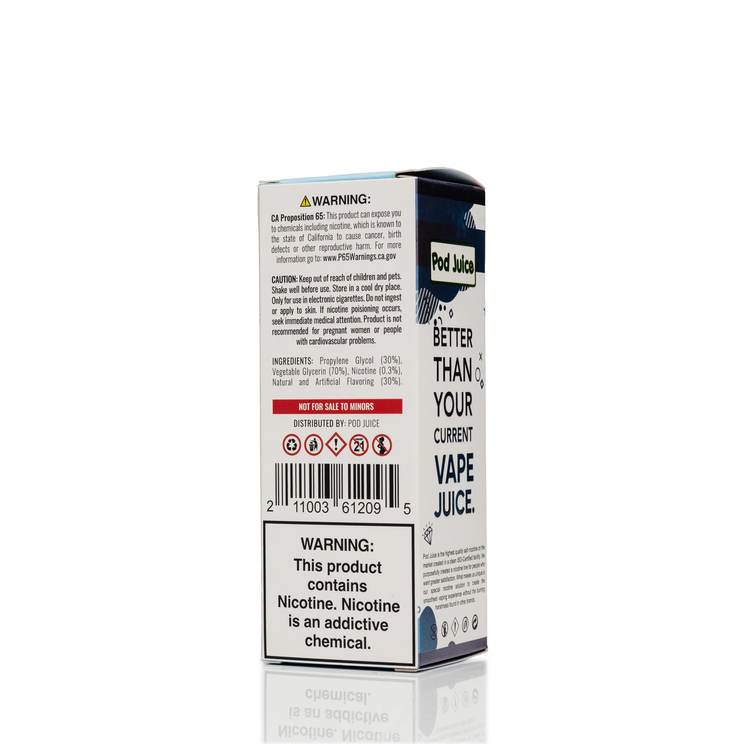 Pod Juice - Blue Razz Slushy - 100ml
