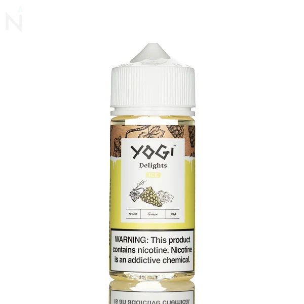 Yogi Delights E-Liquid - White Grape Ice - 100mL