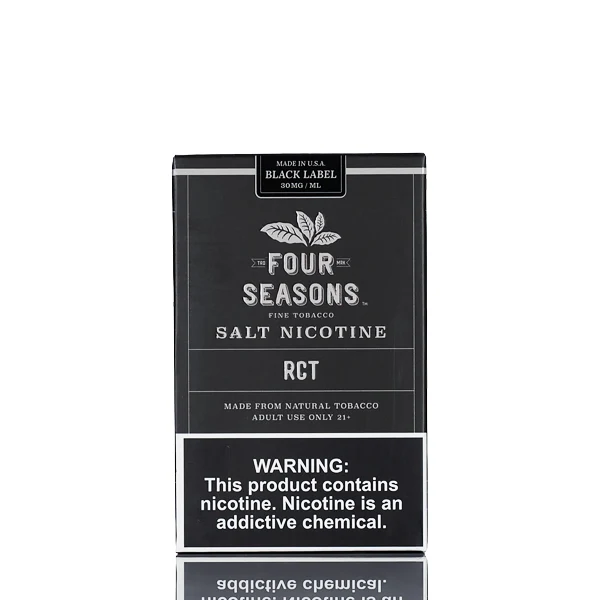 Four Seasons Salt Nicotine - Black Label - RCT - 30ml