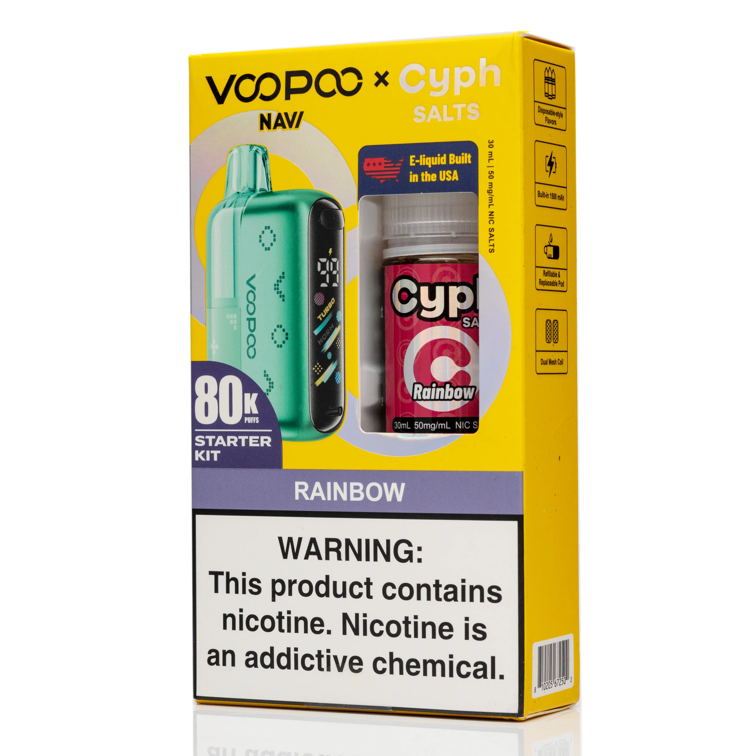 VooPoo Navi 80k 套装 x Cyph Salts 组合