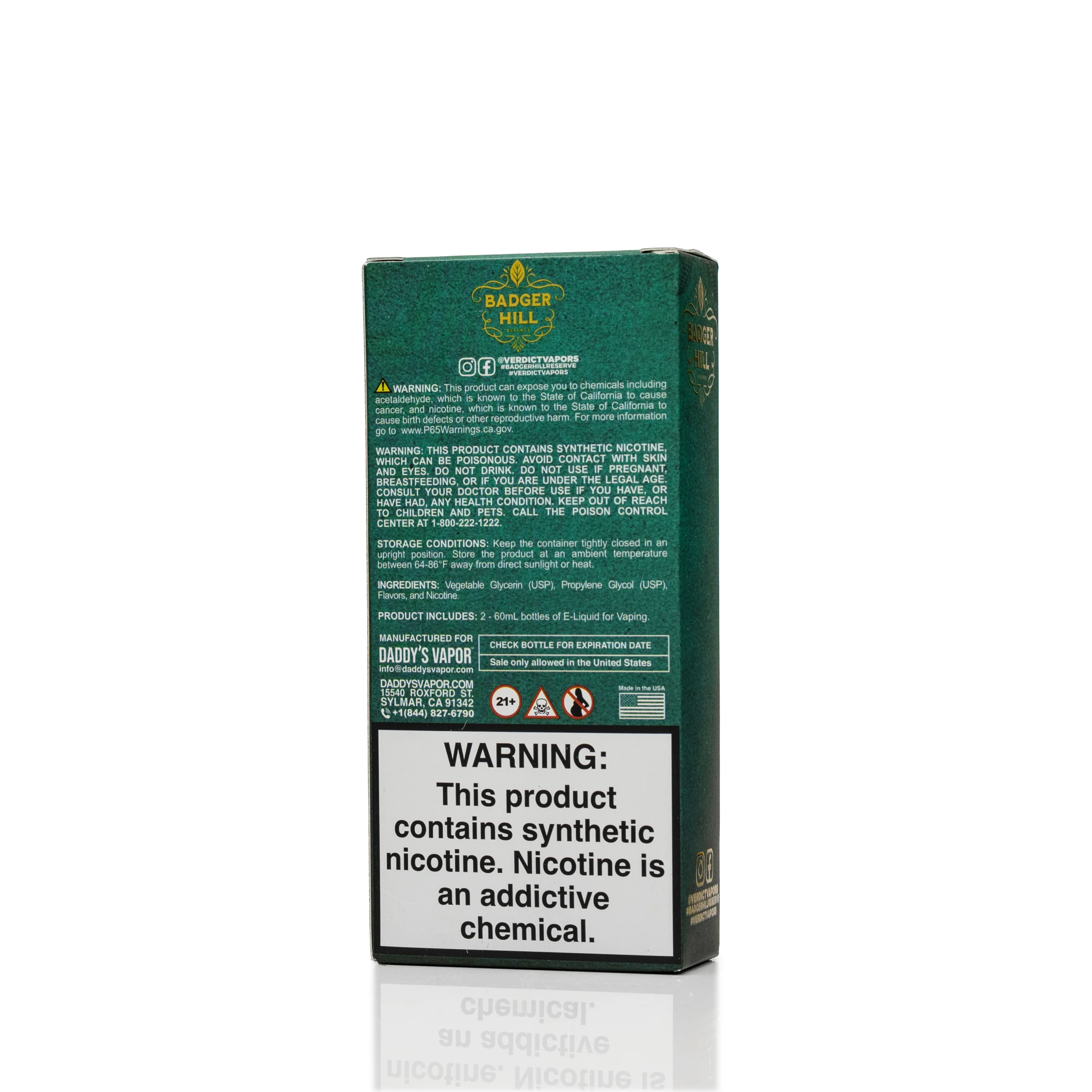 Badger Hill 120mL - Classic Tobacco