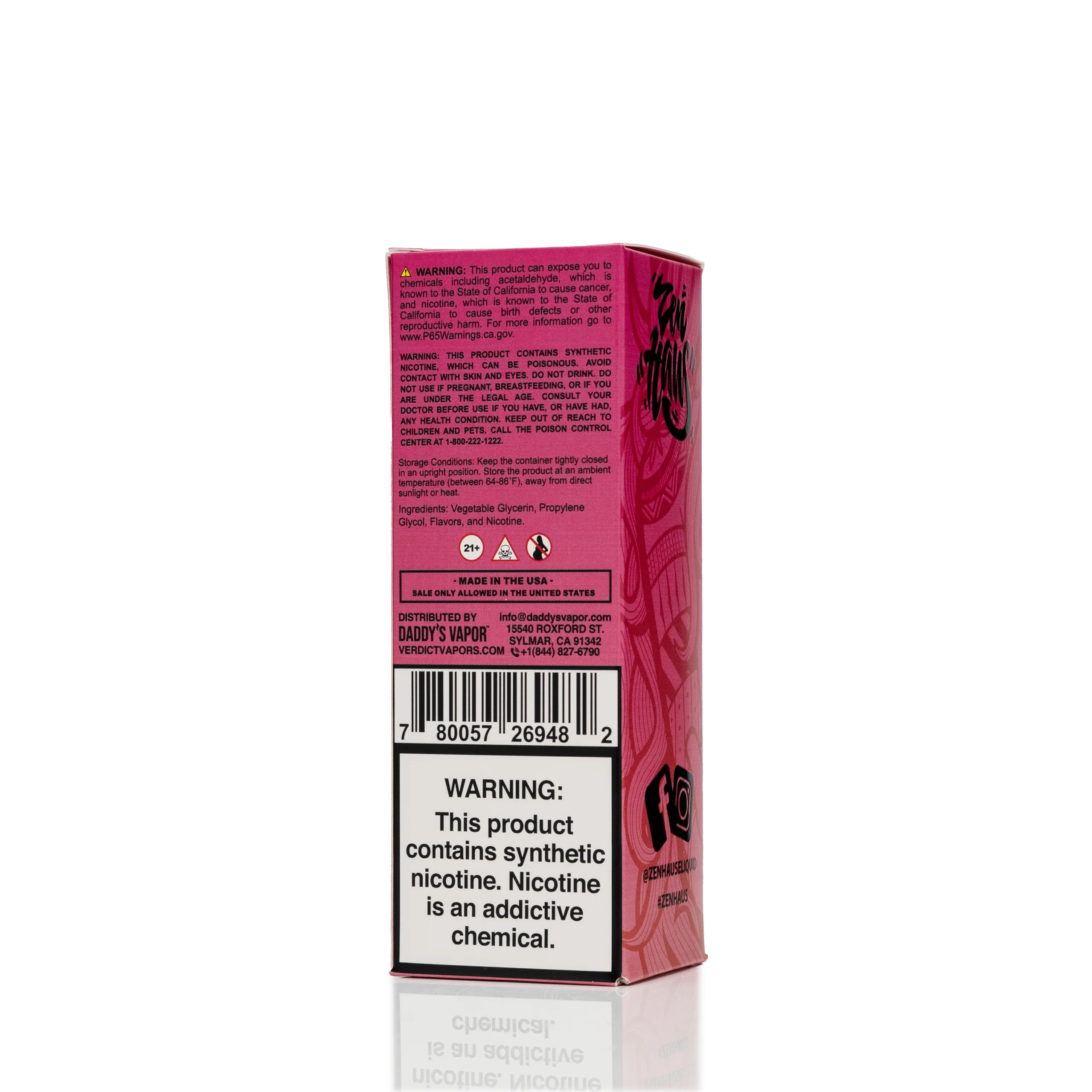 Zen Haus E-Liquid - Sakura - 100mL