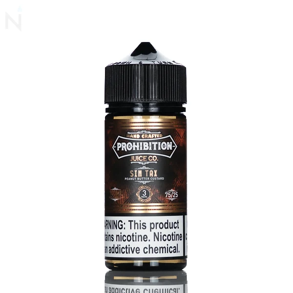 Prohibition E Liquid - Sin Tax - 100mL