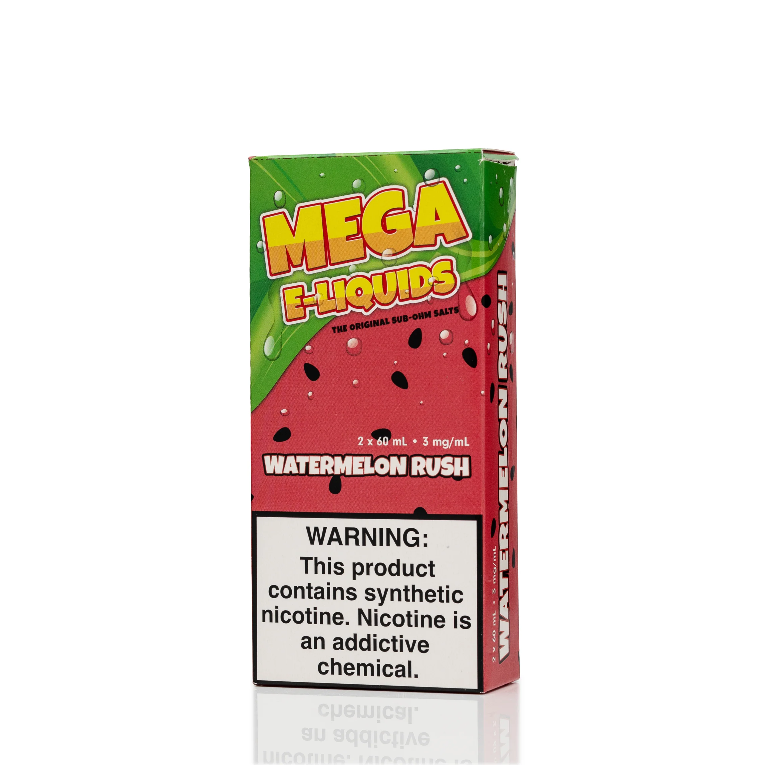Mega E-Liquid - Watermelon Rush - 120mL