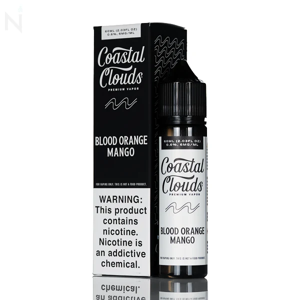 Coastal Clouds E-Liquid - Blood Orange Snow Cone (Blood Orange Mango) - 60mL