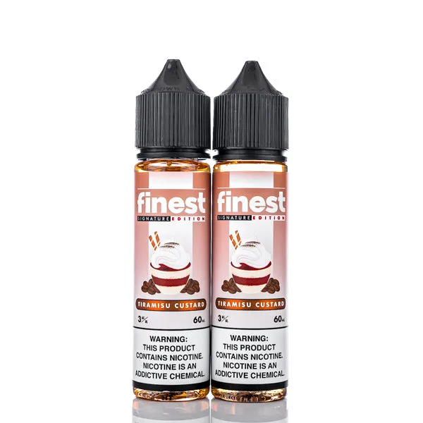 The Finest E-Liquid - Signature Edition - Tiramisu Custard - 120ml (DISCONTINUED)