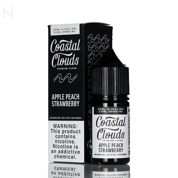 Coastal Clouds Salt - Apple Peach Strawberry - 30ml
