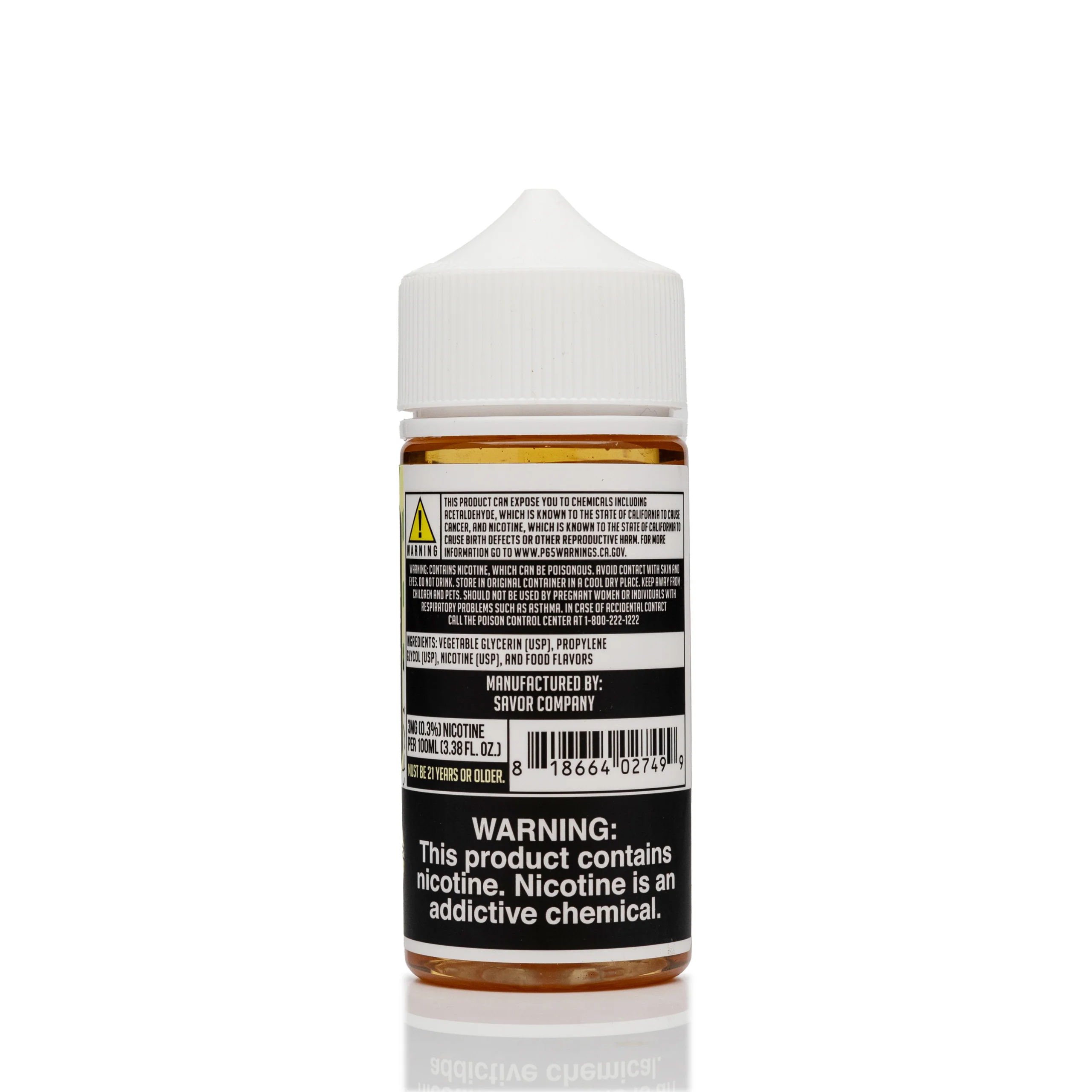 Savor E-Liquid Mango Strawberry Ice - 100ml