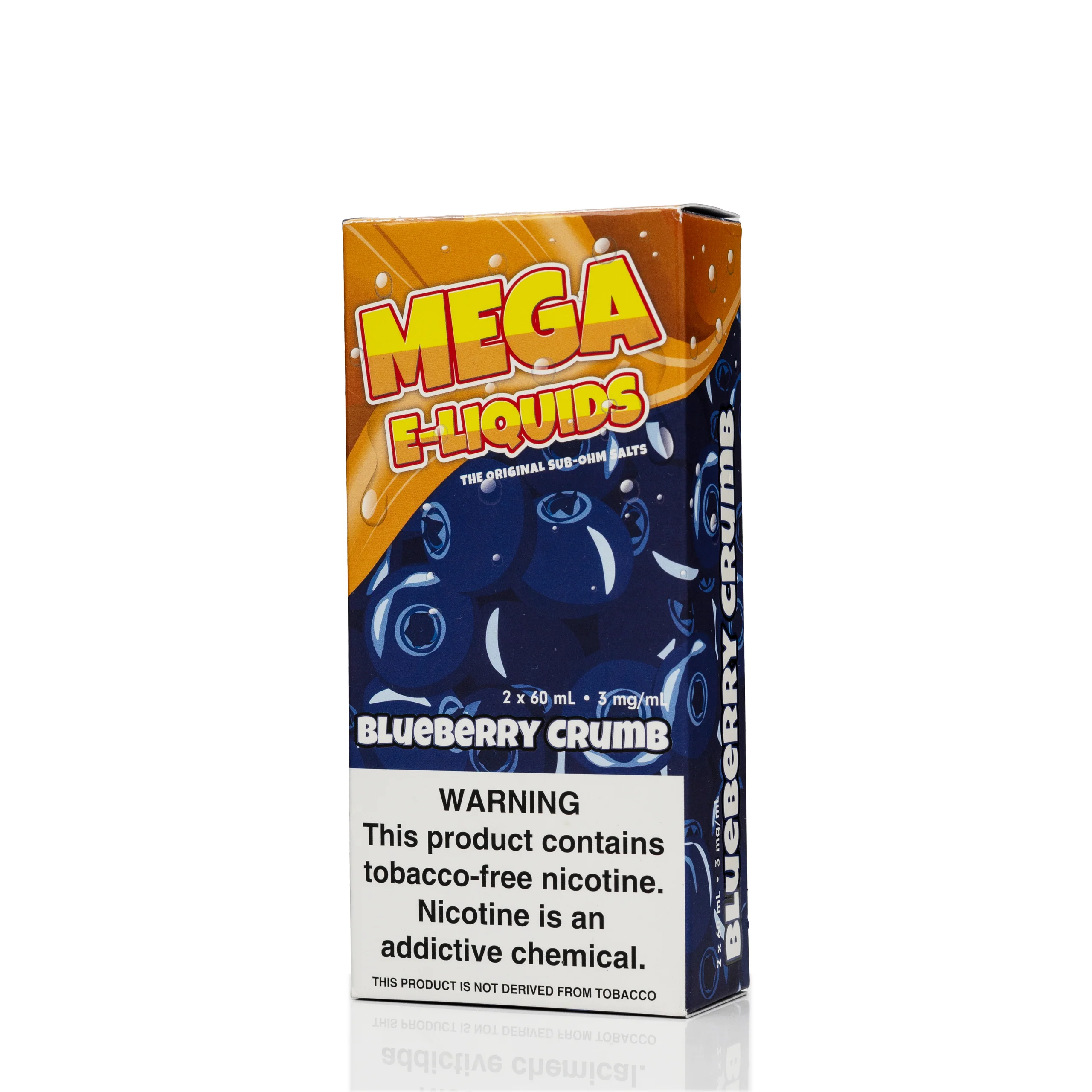 Mega E-Liquid - Blueberry Crumb - 120mL