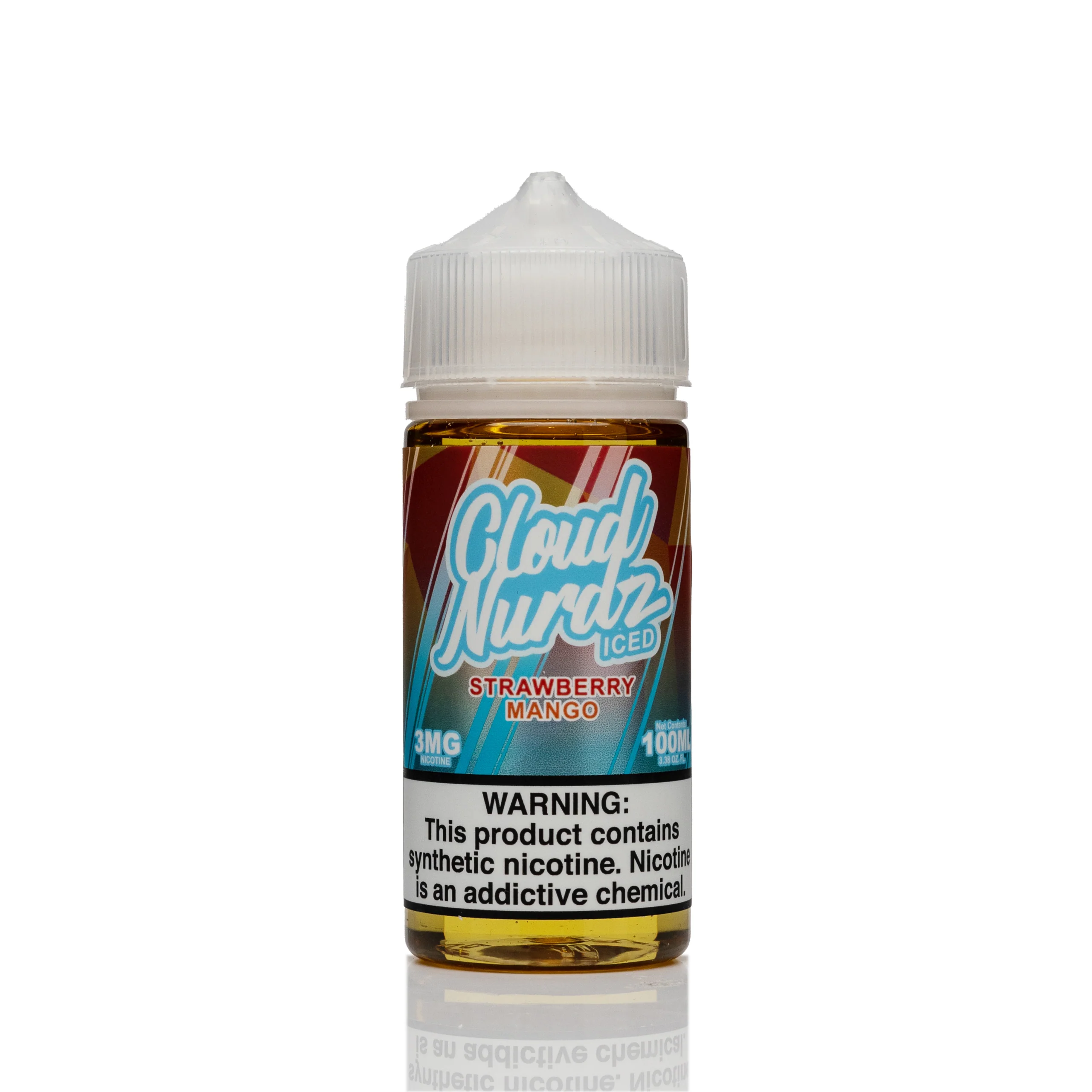 Cloud Nurdz E-Liquid - Strawberry Mango Ice - 100ml