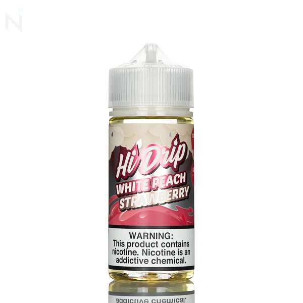 Hi Drip E-Liquid - White Peach Strawberry  - 100ml