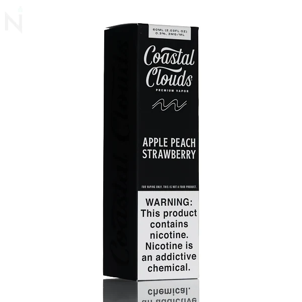 Coastal Clouds E-Liquid - Apple Peach Strawberry - 60mL