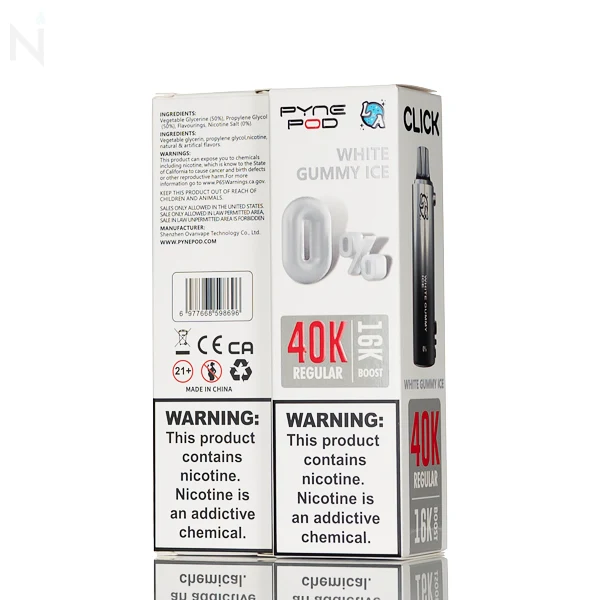 L&A X Pyne Pod Click 40K Disposable Pod - 0% Zero Nic