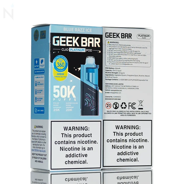 Geek Bar Clio 50K 50,000 Puffs Pod