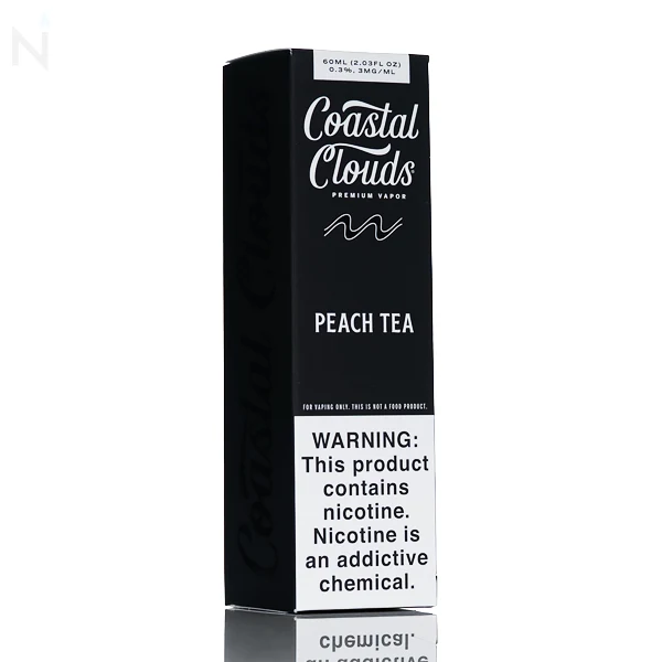 Coastal Clouds E-Liquid - Peach Tea - 60mL