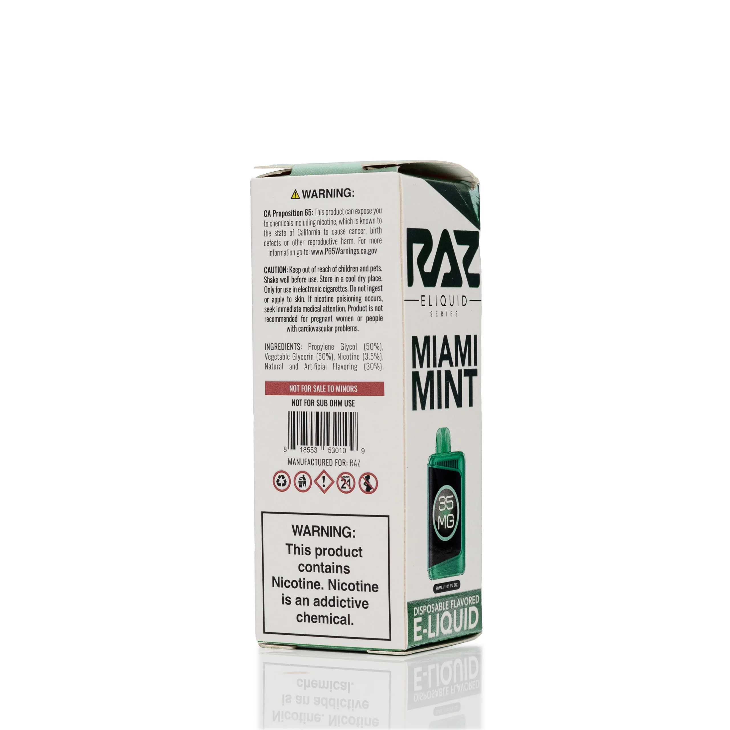 RAZ Salt - Miami Mint - 30ml