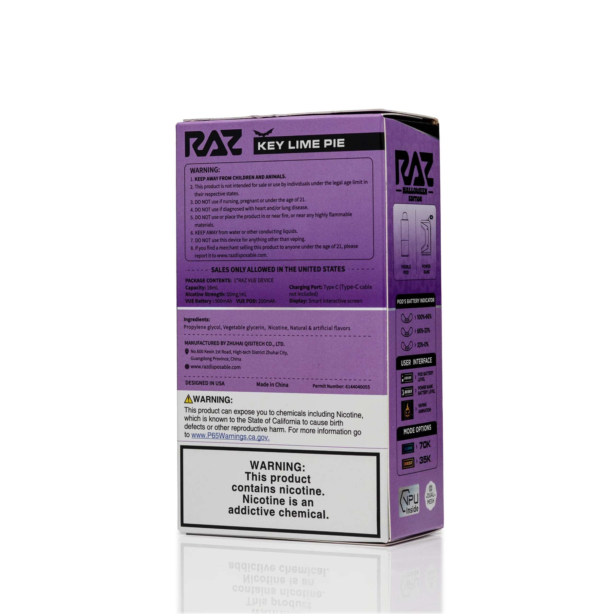 RAZ VUE 70K Disposable Kit Halloween Edition