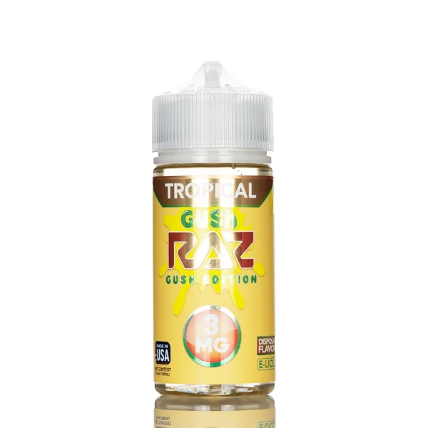 Pod Juice X RAZ E-Liquid - Tropical Gush - 100mL