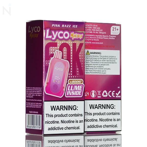 Lyco Mini Box 50K Disposable Vape - Powered by SMOK