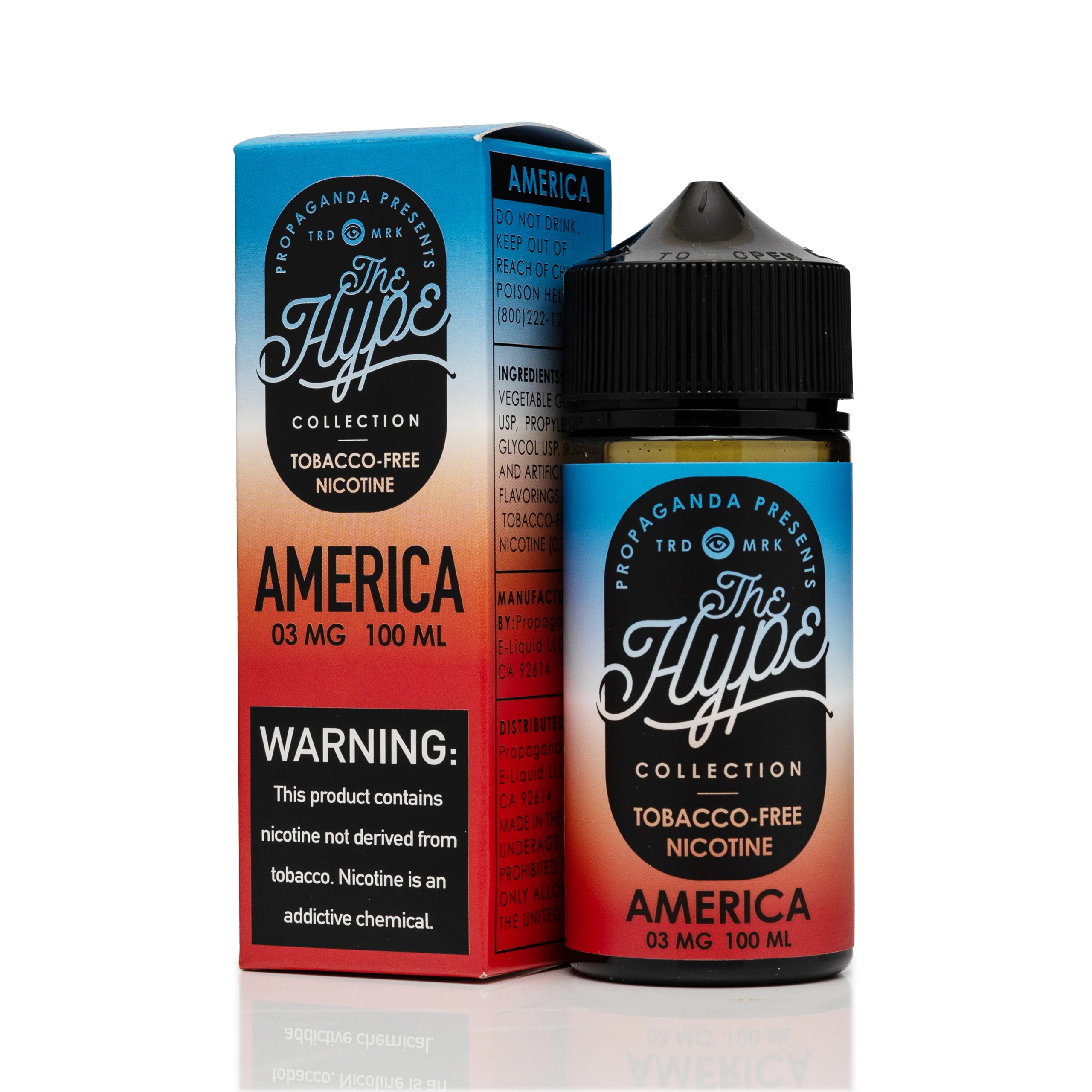 The HYPE by Propaganda E-Liquid - America - 100mL